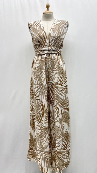 Wholesaler PINKA - PRINT sleeveless backless dress