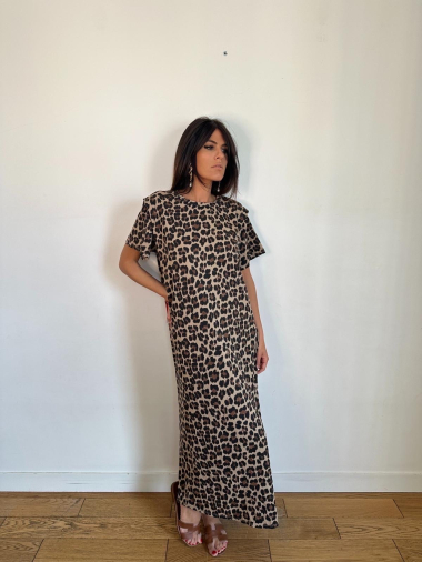 Wholesaler Pinka - Leopard dress