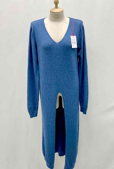 Wholesaler Pinka - Sweater dress front open
