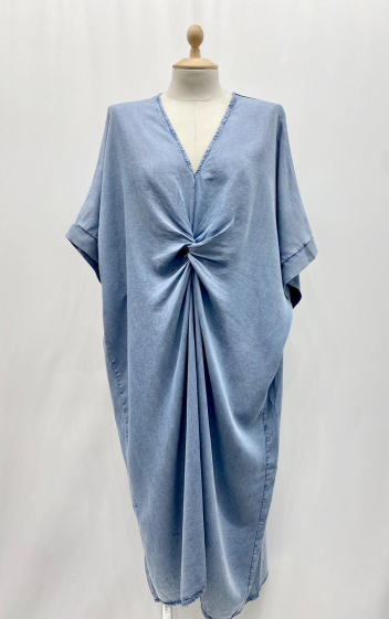 Wholesaler Pinka - UNI color short sleeve dresses