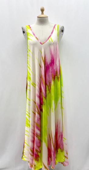 Grossiste PINKA - Robes sans manche multi couleurs