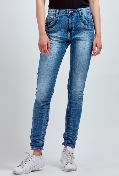 Großhändler Place du jour - Jeans mit Reißverschluss