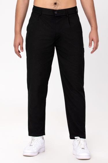 Wholesaler PLACED BY GIDEON - Trousers with tapered pleats on the front