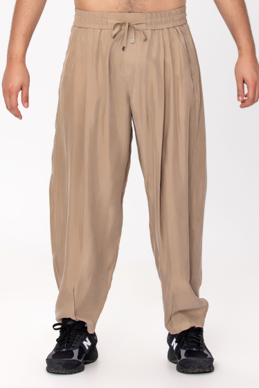 Wholesaler PLACED BY GIDEON - Wide-leg cupro pants
