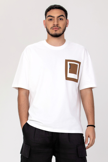 Wholesaler PLACED BY GIDEON - Window pocket t-shirt