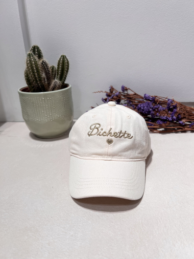 Wholesaler PM Mère & Fille - Cap with an embroidered heart