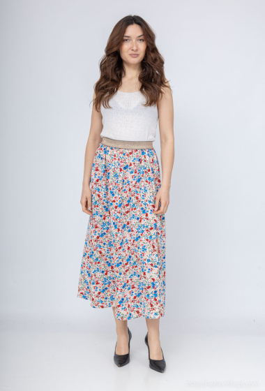 Wholesaler PM Mère & Fille - Pleated skirt with sequined waistband