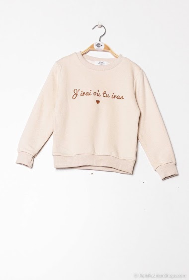 Sweater with script