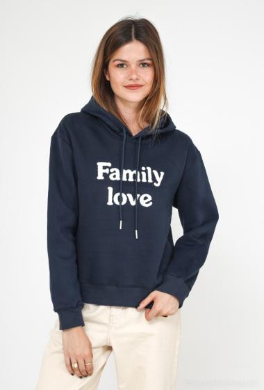 Wholesaler PM Mère & Fille - Hoodie with embroidery