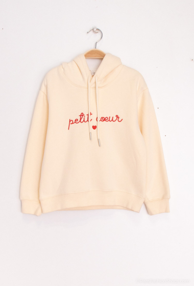 Wholesaler PM Mère & Fille - Hoodie with embroidery