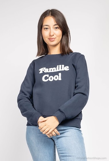 Wholesaler PM Mère & Fille - Sweatshirt with emembroidery