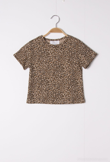 Großhändler PM Mère & Fille - T-Shirt mit Leopardenmuster