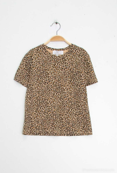 Wholesaler PM Mère & Fille - Leopard print t-shirt