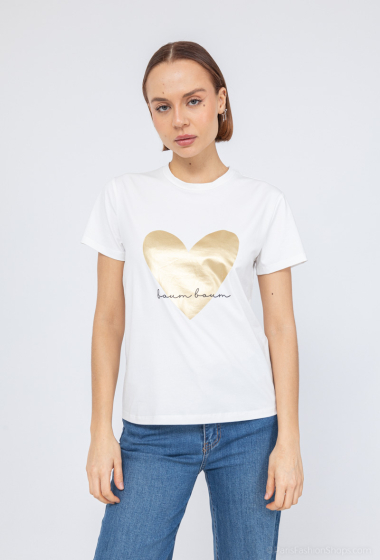 Wholesaler PM Mère & Fille - T-shirt with embroidery