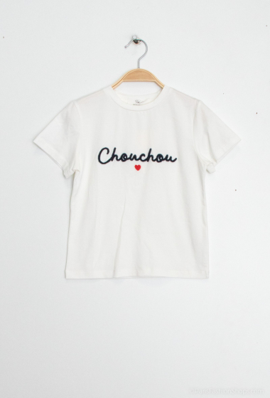 Grossiste PM Mère & Fille - T-shirt à inscription "chouchou"