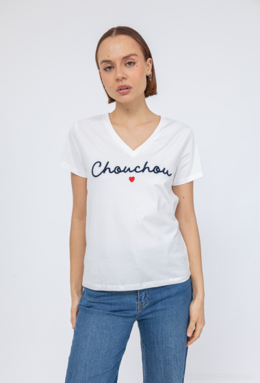 Grossiste PM Mère & Fille - T-shirt à inscription "chouchou"
