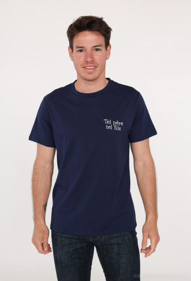 Großhändler PM Mère & Fille - T-Shirt mit der Aufschrift „Wie der Vater, so der Sohn“.