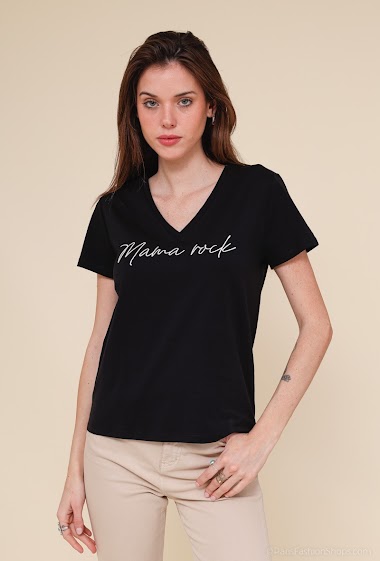 Grossiste PM Mère & Fille - T-shirt à inscription