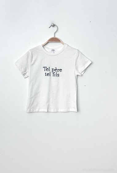 Grossistes PM Mère & Fille - T-shirt à inscription