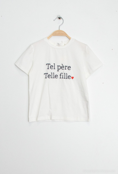 Mayorista PM Mère & Fille - Camiseta con inscripción