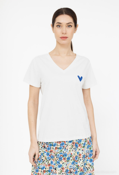 Großhändler PM Mère & Fille - T-Shirt mit Stickerei