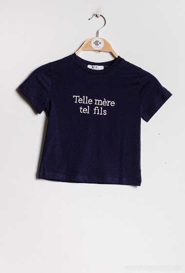 Großhändler PM Mère & Fille - Baumwoll-T-Shirt für Jungen