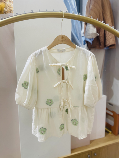 Wholesaler POHÊME - shirt with small bow