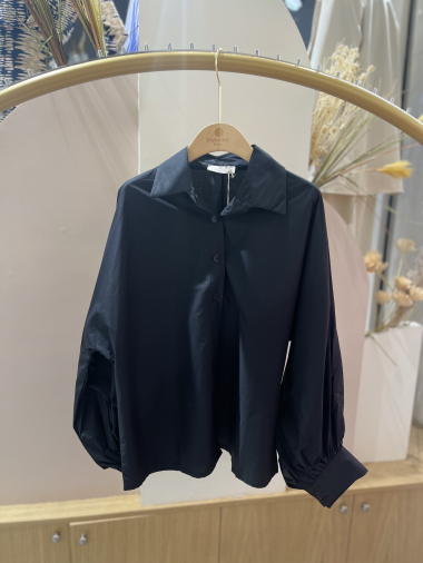 Wholesaler POHÊME - solid color cotton shirt