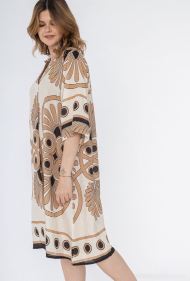 Wholesaler POHÊME - designer jeanlina linen dress