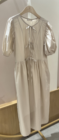 Großhändler POHÊME - Kurzärmliges, schlichtes Kleid