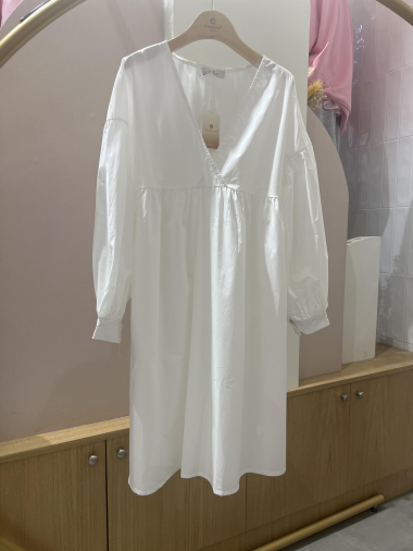 Großhändler POHÊME - Jadou-Kleid mit V-Ausschnitt und schöner Fülle
