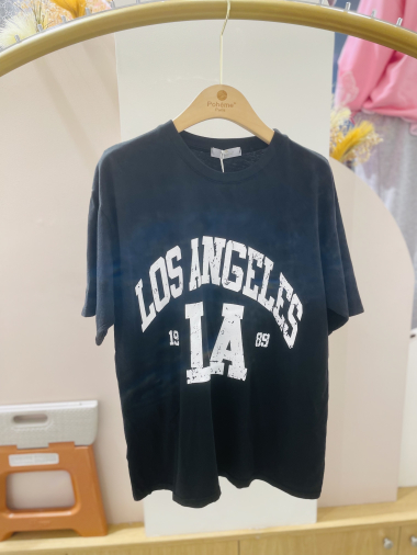 Großhändler POHÊME - Übergroßes Wallis-T-Shirt. Los Angeles