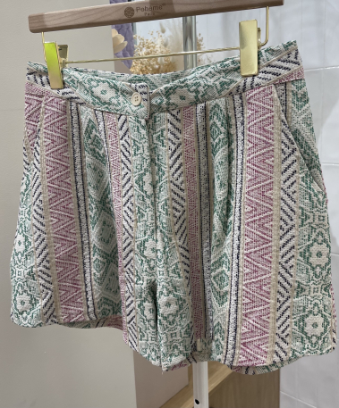 Großhändler POHÊME - Erhabene Sylvia Woven-Shorts für den Sommer, passend zu ihrer Jacke