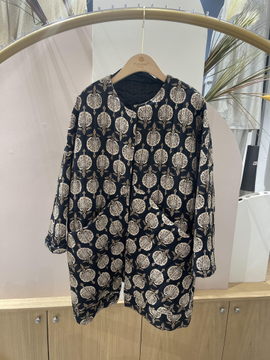 Wholesaler POHÊME - long jacket with trendy print