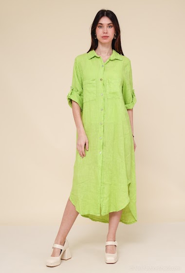 Wholesaler Polita - Linen dress