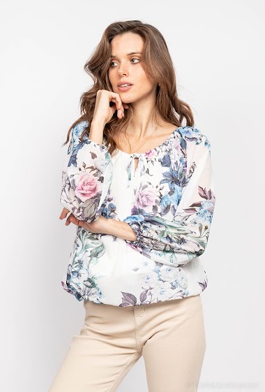 Wholesaler Pomelo - Floral blouse