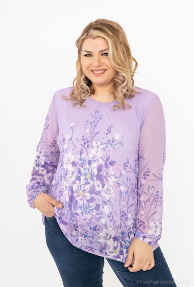 Wholesaler Pomelo - Pleated blouse
