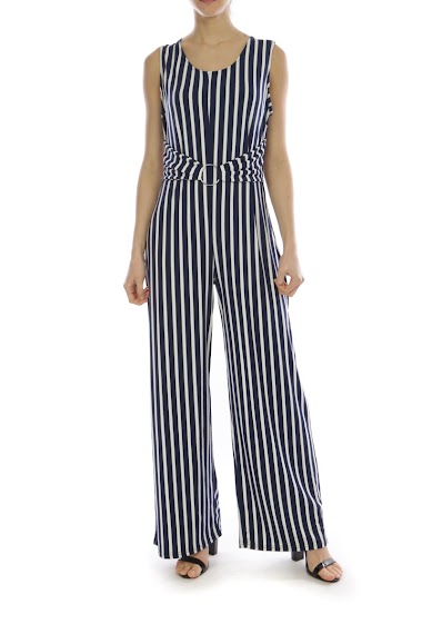 Wholesaler Pomelo - Striped jumpsuit