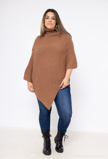 Wholesaler Go Pomelo - Poncho with collar