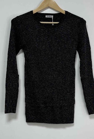 Wholesaler Pomelo - Shiny sweater with lurex