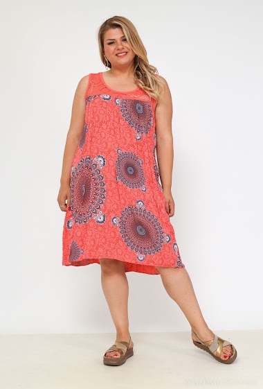 Wholesaler Pomelo - Printed cotton dress