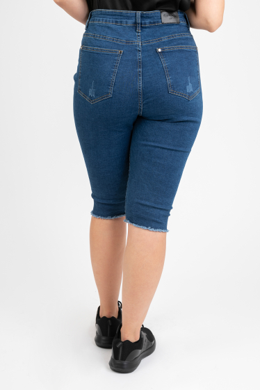 Wholesaler Pomme Rouge Paris - Ultra stretch cropped jeans (B6012)