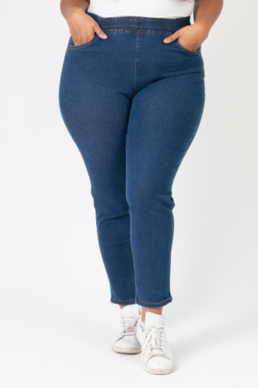 Wholesaler Pomme Rouge Paris - Ultra stretch elasticated waist jeans (B6022)