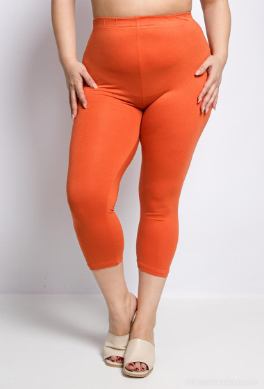 Wholesaler Pomme Rouge Paris - Basic orange leggings (B215)