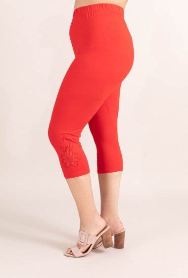 Wholesaler Pomme Rouge Paris - Short leggings with pattern (B210)