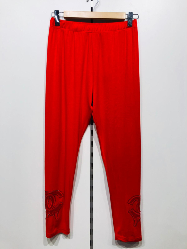 Wholesaler Pomme Rouge Paris - Large size fancy leggings (B216)