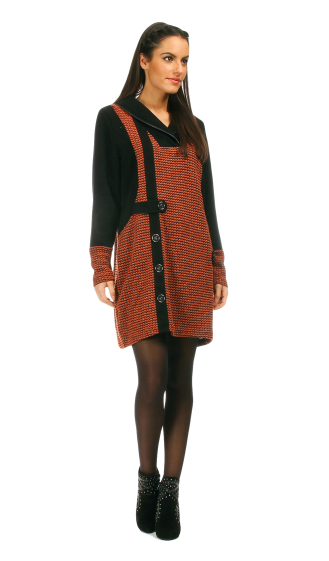 Wholesaler Pomme Rouge Paris - Fancy Dress-Tunic (A514)