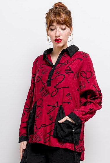 Großhändler Pomme Rouge Paris - Printed Tunic