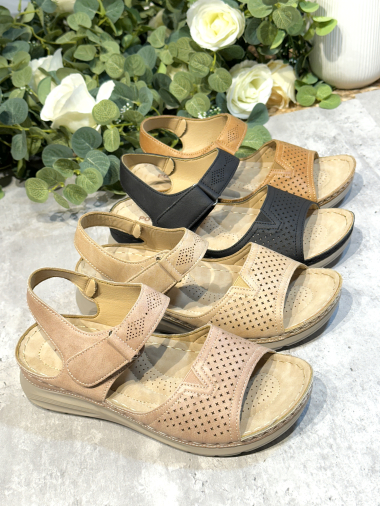 Wholesaler Poti Pati - Comfort sandals with Velcro OR080