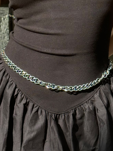 Mayorista PRESTILA - Cinturón de cadena de aluminio para mujer